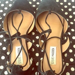 Steve Madden Britzi Ballet Suede Flats Sz 8.5
